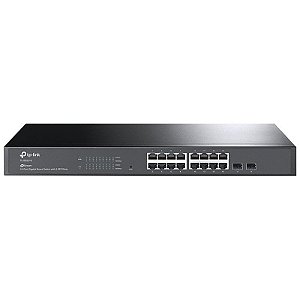 Hub Switch TP-Link JetStream TL-SG2218 16 Portas e 2 Slots SFP
