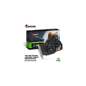 Placa de Vídeo 4GB GTX 960 Keepdata DDR5 128 Bits - HDMI, DVI e VGA