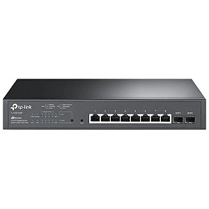 Switch PoE+ TP-Link TL-SG2210MP JetStream 8 Portas + 2 Portas SFP Gigabit