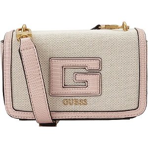 Bolsa Feminina Guess Natural Light Rose - Modelo WK919878