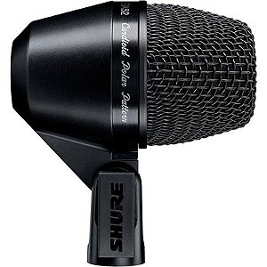 Microfone Dinâmico Shure PGA52-XLR para Instrumentos de Corda - Preto