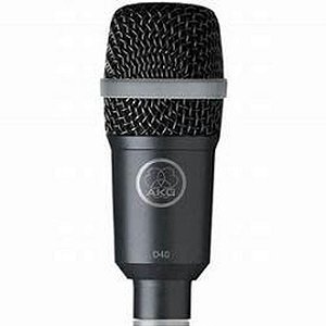 Microfone Profissional Akg D40 para Gravação e Apresentações
