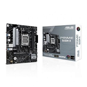 Placa Mãe ASUS B650M-R Prime AM5 DDR5 com HDMI, M.2 e USB-C