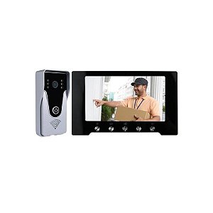 Videoporteiro Com Tela De 7 Polegadas Ip65 - Rar595F-Hw + Rad352F-Hp