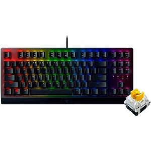 Teclado Mecânico Razer Blackwidow V3 TKL USB - Switch Amarelo - RZ03-03491800-R3M1