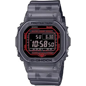 Relógio Digital Masculino Casio DW-B5600G-1DR com Design Moderno e Funcionalidades Avançadas