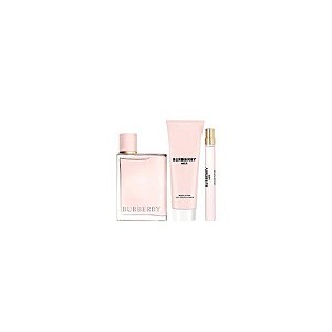 Kit Burberry Her Eau de Parfum Feminino 100ml com 3 Itens Inclusos