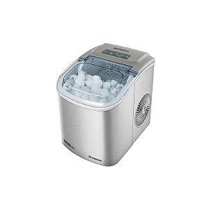 Máquina de Gelo Mondial Turbo Ice Premium 90W 1,3L 220V Prata - Alta Performance