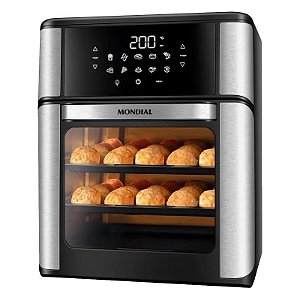 Fritadeira Elétrica Mondial AFO-12L-BI 12L com Convecção - 220V para Cozinha Saudável