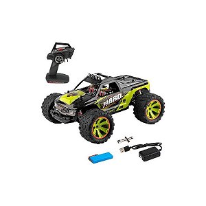 Caminhonete Wltoys 1/14 Hard 50KM Verde 144002 - Controle Remoto