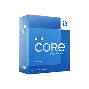 Processador Intel Core i3-13100 3.4 GHz LGA 1700 com Cooler - Desempenho Confiável Para o Seu Comput