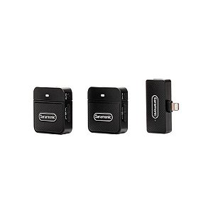 Microfone Sem Fio Profissional Saramonic Blink100 B4 - 2 Transmissores + 1 Receptor