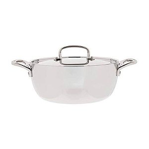 Panela Holandesa Cuisinart Fct3545 24 Antiaderente Inducao 4.25L Prata