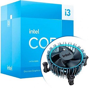 Processador Intel Core i3-14100, 3.5GHz Turbo até 4.7GHz, LGA 1700, 12MB Cache, Box