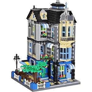 Blocos de Construção Wange - Café Jardim Arquitetônico 6310 (2327 Peças)
