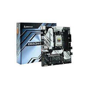 Placa Mãe Biostar B650M Silver DDR5 AM5 Micro ATX para Processadores AMD