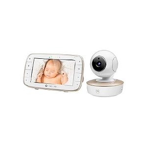 Monitor de Bebê Eletrônico Motorola VM-855 Connect 5.0 com Wi-Fi - Branco
