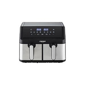 Fritadeira Air Fryer Digital Nappo Doble Luxo NEF-179 2000W 9L 220V Preto e Prata