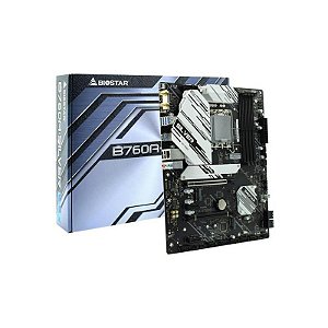 Placa Mãe Biostar B760A Prata DDR5 HDMI DP 1700 Series