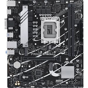 Placa Mãe Asus PRIME B760M-K LGA1700/2xDDR5/PCI-E/M.2/HDMI/VGA/USB: Tecnologia e Desempenho de Alto Nível