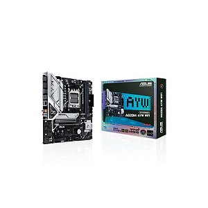 Placa Mãe Asus Prime A620M-Ayw AM5 Wi-Fi DDR5 com HDMI, DP e M.2