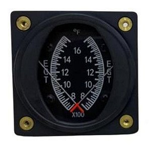 Termômetro de EGT Cfi Dual 700-1700F 2-1/4 DE2-17F para Medição de Temperatura