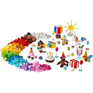 Blocos de Construção LEGO Clássico 11029 - 900 Peças - Kit Festa Criativo