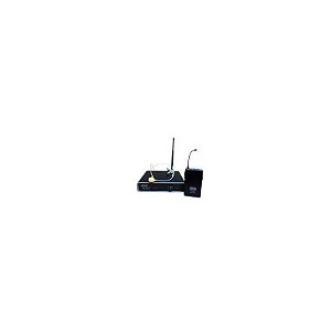 Microfone Sem Fio Profissional com Fone de Ouvido - Modelo Gold UHF 116
