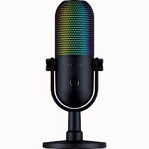 Microfone Razer Seiren V3 Chroma Supercardioide USB - Preto