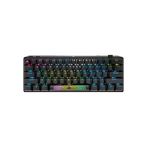 Teclado Mecânico Corsair K70 Pro Mini Wireless RGB 60% - Preto - Inglês