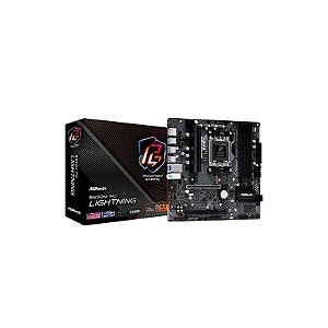 Placa Mãe Asrock B650M PG Lightning AM5 Wifi, DDR5, HDMI e DP