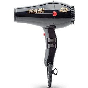 Secador Profissional Parlux 385 New Power Light - Preto 110V com Garantia no Brasil