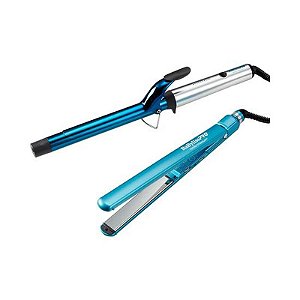 Kit Alisador e Ondulador Versátil Babyliss Pro BNTPP62UC Bivolt - Azul
