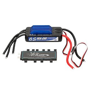 Controlador Speed Os OCA-280 80A 25V com Programador OCP-2 ESC 52020081