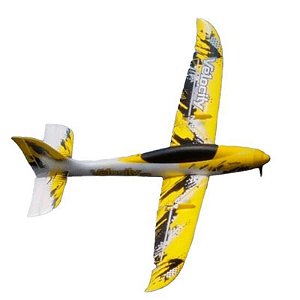 Avião FW Flightline Velocity 990MM Amarelo PNP - Modelo FS10311P
