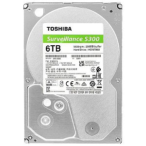 Disco Rígido Toshiba HDWT860UZSVA SATA 3 6TB 5400RPM - Alta Capacidade e Desempenho