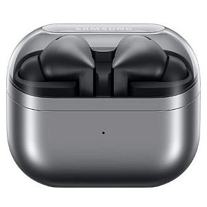 Fones de Ouvido Bluetooth Samsung Galaxy Buds 3 Pro - Prata, Microfone e IP57