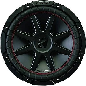 Subwoofer Kicker 12 43CVR124 - Potência de 400W para Som Automotivo