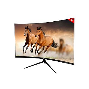 Monitor Gamer Curvo BAK BK-27G 27 Full HD 180Hz com Conexões DisplayPort e HDMI