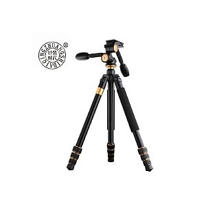 Tripé Profissional Qzsd Q479 - Altura 1.67m. Suporta até 15kg
