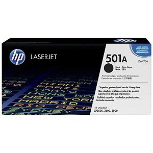 Toner Hp Q6470A 501A Preta