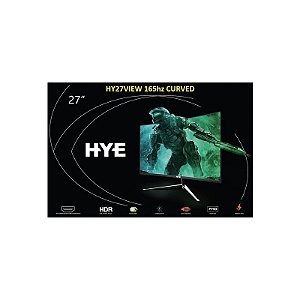 Monitor Curvo de 27 polegadas Hye Hy27View165 FHD 165Hz 5ms