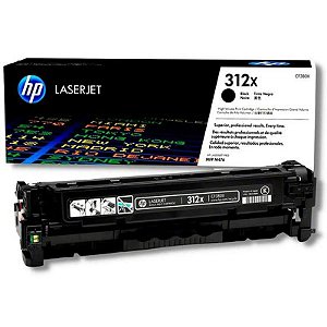 Toner Original HP 312X Preto - alta capacidade CF380X para Impressoras HP