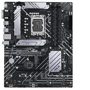 Placa Mãe Asus Prime B660-Plus D4 Lga1700 Com Suporte A 5Xddr4 E Conectividade Avançada