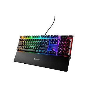 Teclado Mecânico Gamer Steelseries Apex 7 RGB USB - Preto (Inglês)