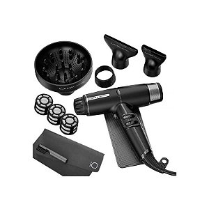 Secador de Cabelo Gama IQ Lite Max 1700W - Profissional Preto 220V 50Hz