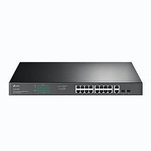 Switch TP-Link TL-SG1218MP 18 Portas (16POE) - Rackmount com 2 SFP - Cinza