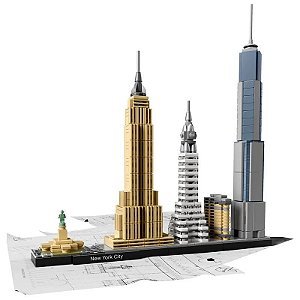 Lego Arquitetura - Nova York 21028 / 598 Peças