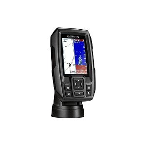 Sonar de Pesca Garmin Striker 4 - Dispositivo Preto com Tela de Alta Resolução