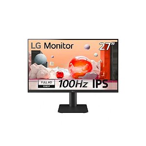 Monitor LG 27MS500-B 27 FHD IPS 100Hz 5ms Preto - Alta Performance e Qualidade de Imagem